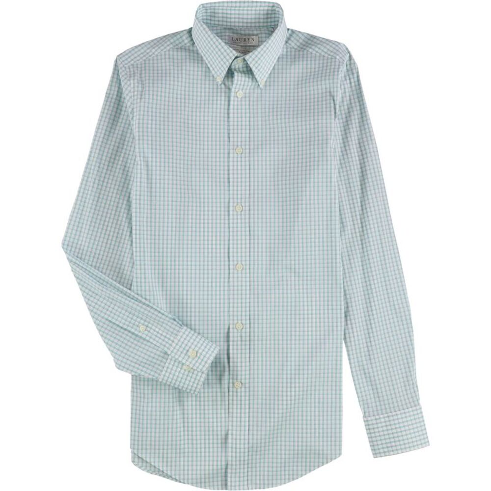 Ralph Lauren Mens Patterned Button Down Dress Shirt, Multicoloured, 14.5 Neck...